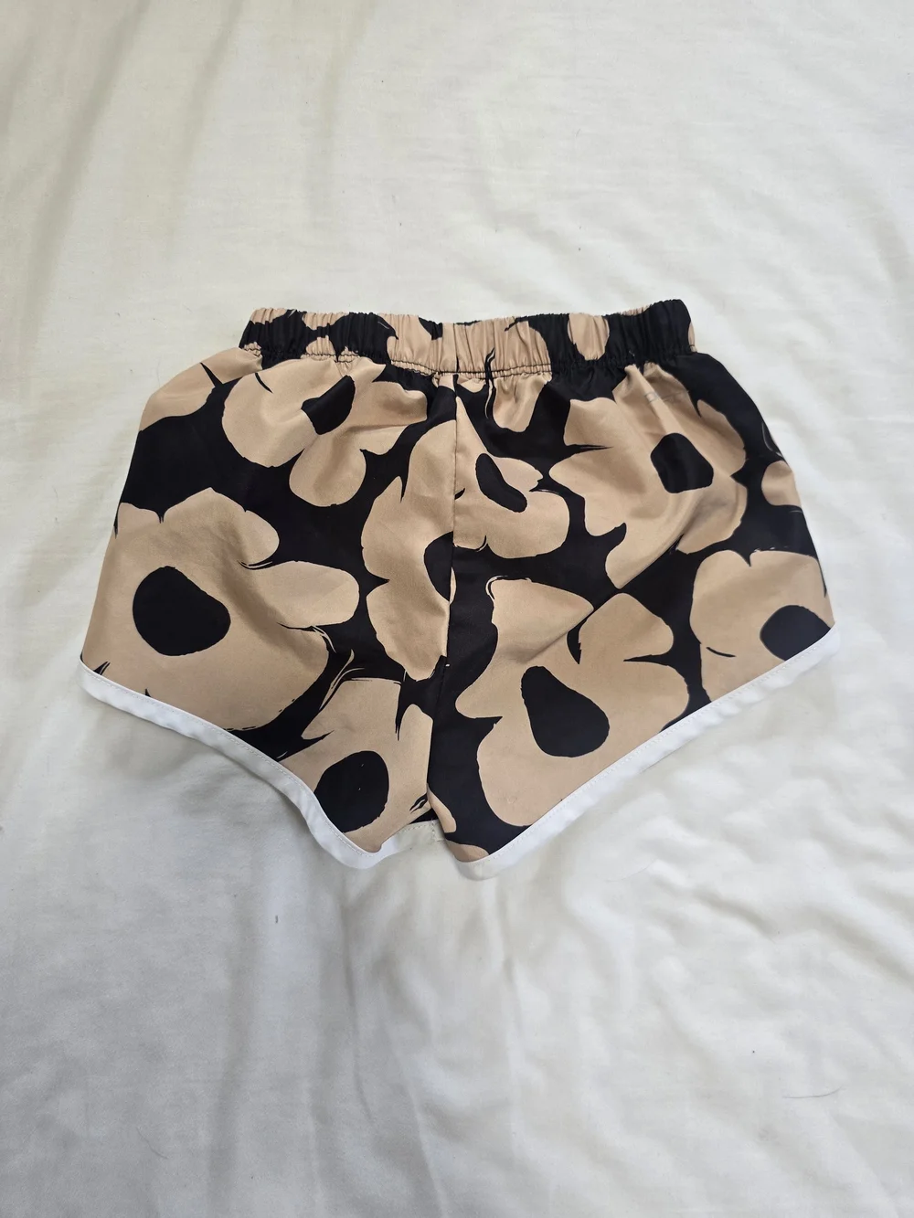 Nike Dri-FIT Girls 3T Floral Athletic Running Shorts Pink Black Toddler